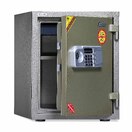 Огнестойкий сейф Booil TOPAZ BST-530W с лотком, с электронным и ключевым замками 