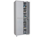 Медицинский шкаф Промет MED 2 1780/SS, 4 двери, 2 ключевых замка, 4 полки