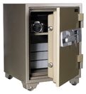 Огнестойкий сейф Booil TOPAZ BST-610 с лотком, с электронным и ключевым замками 