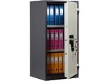 Огнестойкий архивный шкаф VALBERG BM-1260KL с двумя ключевыми замками KABA MAUER